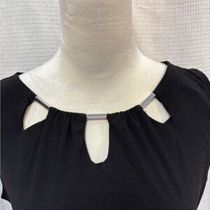 White House Black Market Elegant Black Top